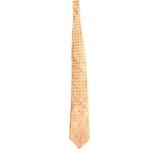 Hart Schaffner Marx Tie Silk Yellow Blue Black Geometric Floral Print​